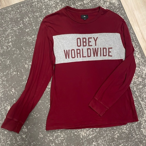 Men’s obey long sleeve - Picture 1 of 2